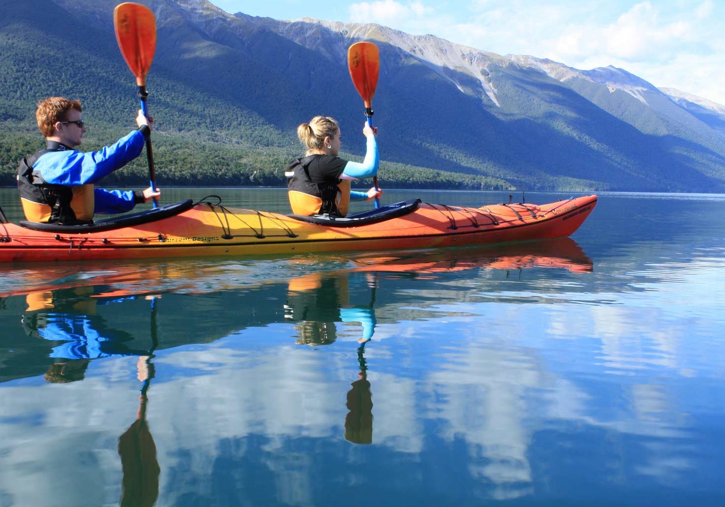 Kayaking Nelson Lakes National Park